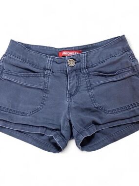 Vintage Y2K Unionbay Navy Blue Cargo Shorts Women’s Size 0